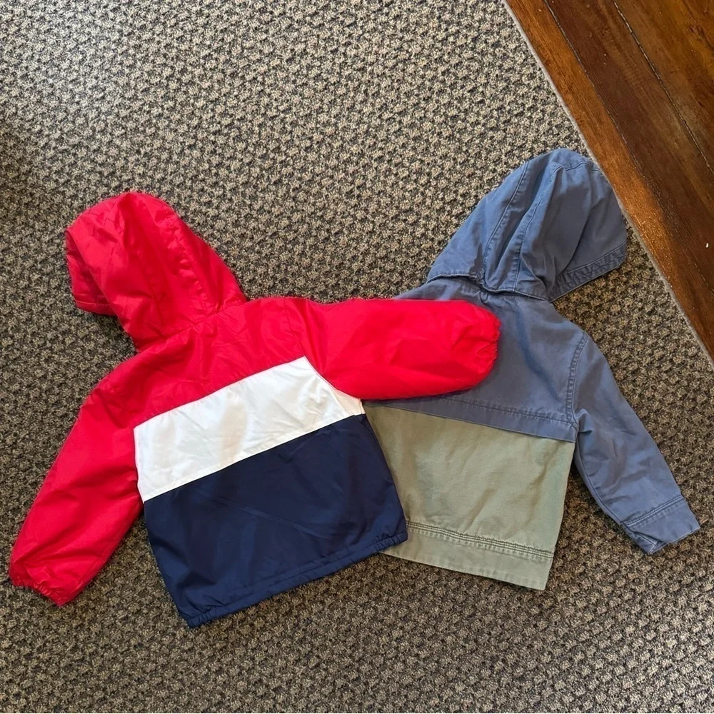 Bundle of 2 Toddler Jackets - Osh Kosh B’Gosh & Genuine Kids - 24 Months & 2T